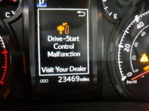 Toyota Drive Start Control Malfunction: 3 Popular Causes!