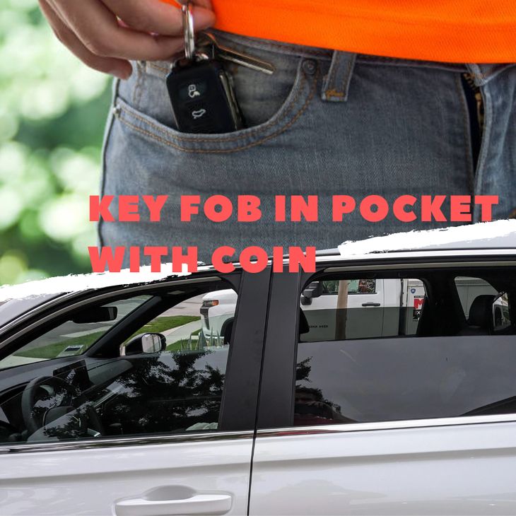 key fob in the pocket