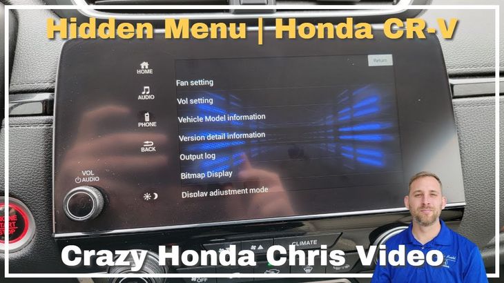 Hidden Diagnostic Menu honda CR-V