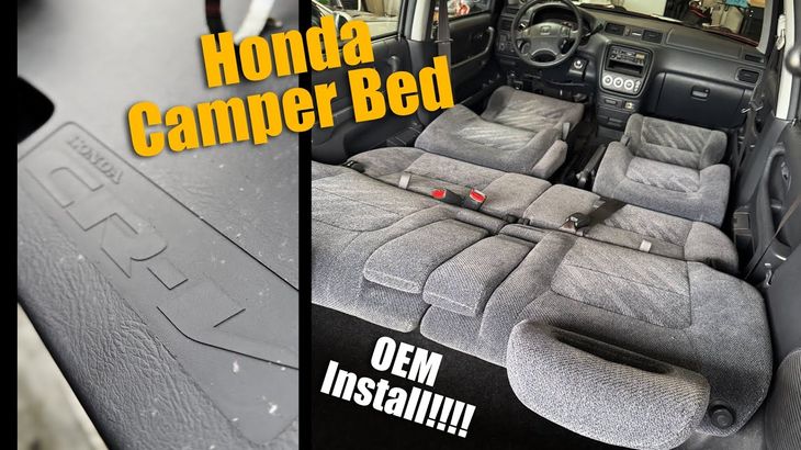 First-Gen CR-V Converts Into a Bed